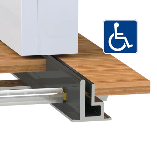 2 ½" ADA Recessed Drainage Track